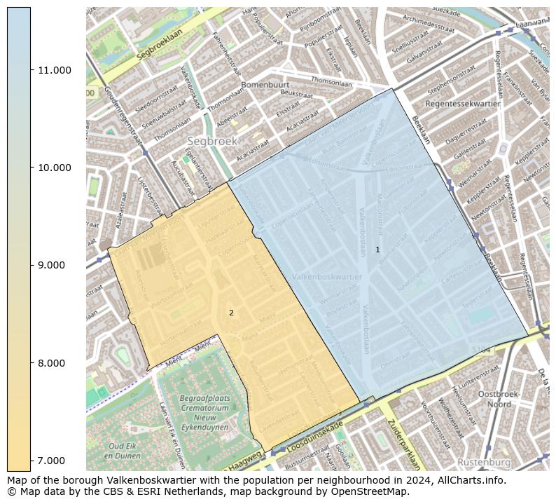 Image of the borough Valkenboskwartier at the map. This image is used as introduction to this page. This page shows a lot of information about the population in the borough Valkenboskwartier (such as the distribution by age groups of the residents, the composition of households, whether inhabitants are natives or Dutch with an immigration background, data about the houses (numbers, types, price development, use, type of property, ...) and more (car ownership, energy consumption, ...) based on open data from the Dutch Central Bureau of Statistics and various other sources!