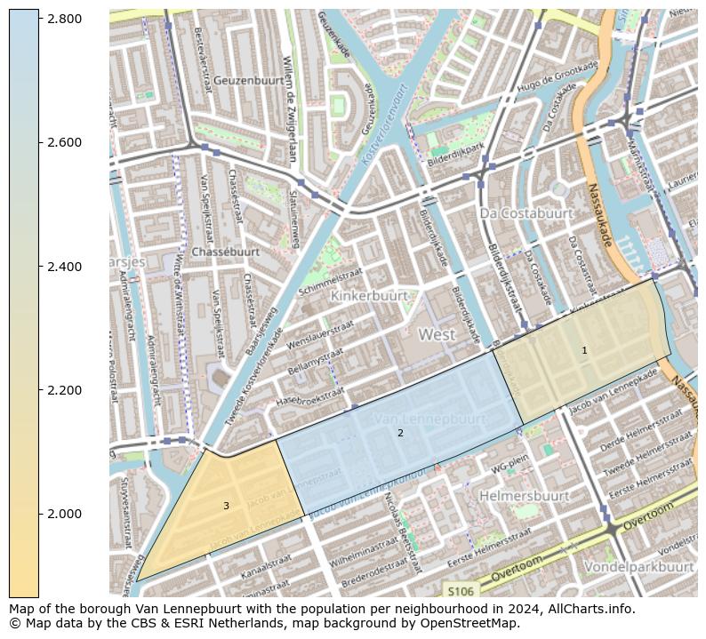 Image of the borough Van Lennepbuurt at the map. This image is used as introduction to this page. This page shows a lot of information about the population in the borough Van Lennepbuurt (such as the distribution by age groups of the residents, the composition of households, whether inhabitants are natives or Dutch with an immigration background, data about the houses (numbers, types, price development, use, type of property, ...) and more (car ownership, energy consumption, ...) based on open data from the Dutch Central Bureau of Statistics and various other sources!