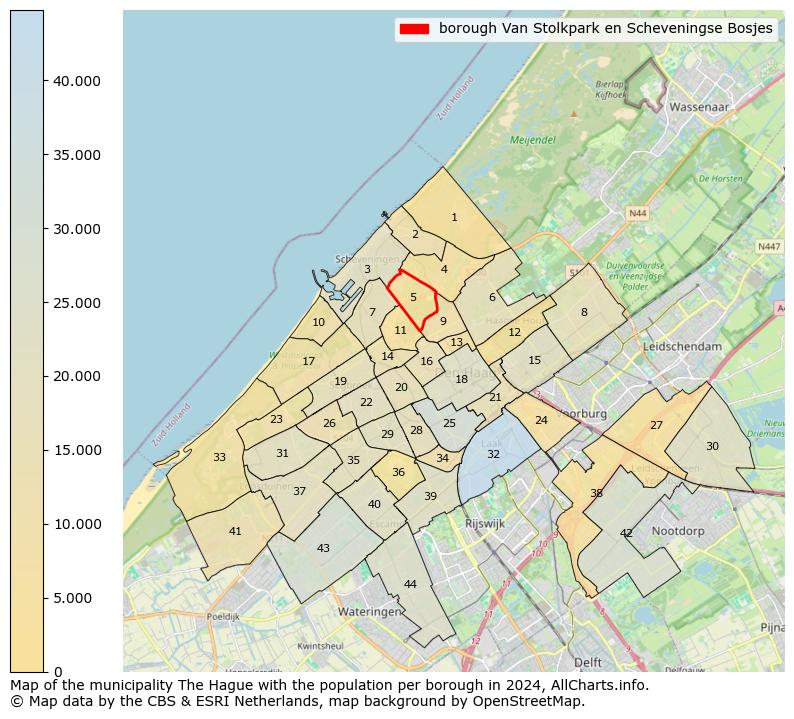 Image of the borough Van Stolkpark en Scheveningse Bosjes at the map. This image is used as introduction to this page. This page shows a lot of information about the population in the borough Van Stolkpark en Scheveningse Bosjes (such as the distribution by age groups of the residents, the composition of households, whether inhabitants are natives or Dutch with an immigration background, data about the houses (numbers, types, price development, use, type of property, ...) and more (car ownership, energy consumption, ...) based on open data from the Dutch Central Bureau of Statistics and various other sources!