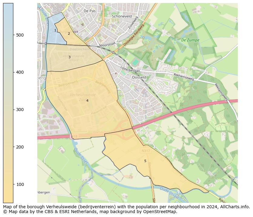 Image of the borough Verheulsweide (bedrijventerrein) at the map. This image is used as introduction to this page. This page shows a lot of information about the population in the borough Verheulsweide (bedrijventerrein) (such as the distribution by age groups of the residents, the composition of households, whether inhabitants are natives or Dutch with an immigration background, data about the houses (numbers, types, price development, use, type of property, ...) and more (car ownership, energy consumption, ...) based on open data from the Dutch Central Bureau of Statistics and various other sources!