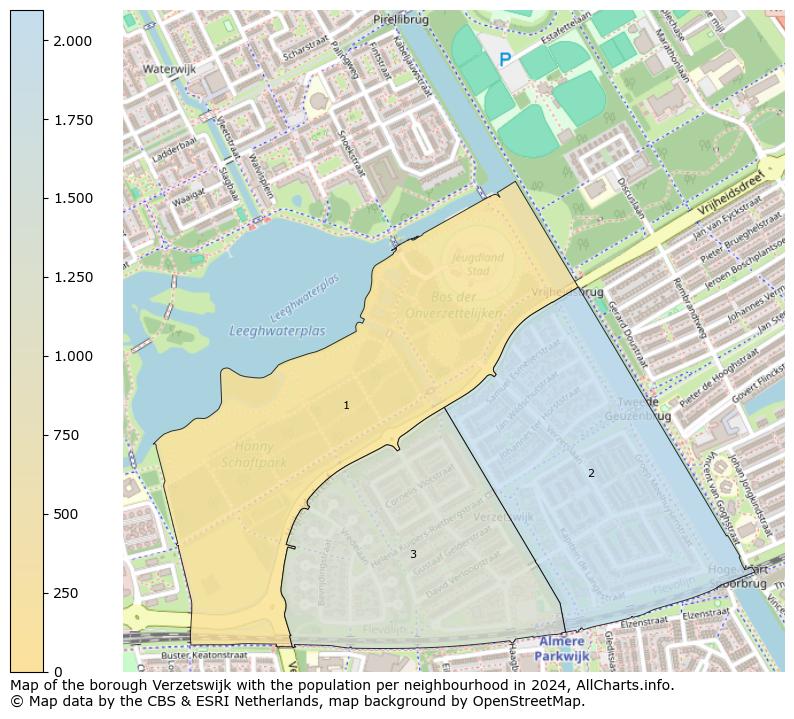 Image of the borough Verzetswijk at the map. This image is used as introduction to this page. This page shows a lot of information about the population in the borough Verzetswijk (such as the distribution by age groups of the residents, the composition of households, whether inhabitants are natives or Dutch with an immigration background, data about the houses (numbers, types, price development, use, type of property, ...) and more (car ownership, energy consumption, ...) based on open data from the Dutch Central Bureau of Statistics and various other sources!