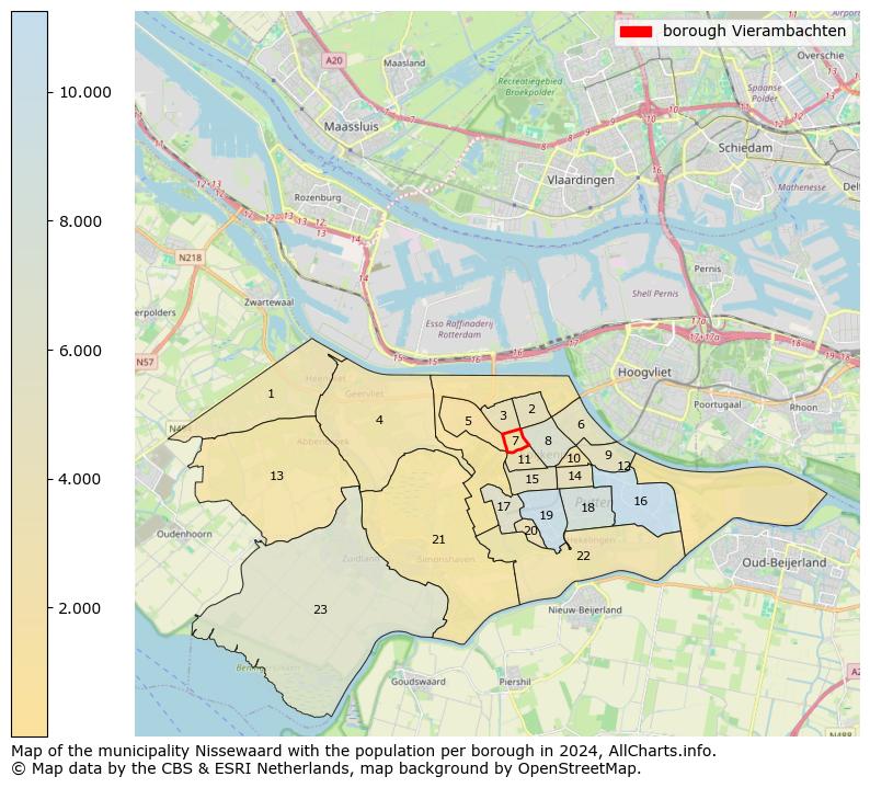 Image of the borough Vierambachten at the map. This image is used as introduction to this page. This page shows a lot of information about the population in the borough Vierambachten (such as the distribution by age groups of the residents, the composition of households, whether inhabitants are natives or Dutch with an immigration background, data about the houses (numbers, types, price development, use, type of property, ...) and more (car ownership, energy consumption, ...) based on open data from the Dutch Central Bureau of Statistics and various other sources!