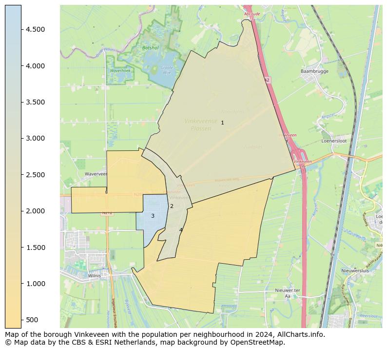 Image of the borough Vinkeveen at the map. This image is used as introduction to this page. This page shows a lot of information about the population in the borough Vinkeveen (such as the distribution by age groups of the residents, the composition of households, whether inhabitants are natives or Dutch with an immigration background, data about the houses (numbers, types, price development, use, type of property, ...) and more (car ownership, energy consumption, ...) based on open data from the Dutch Central Bureau of Statistics and various other sources!