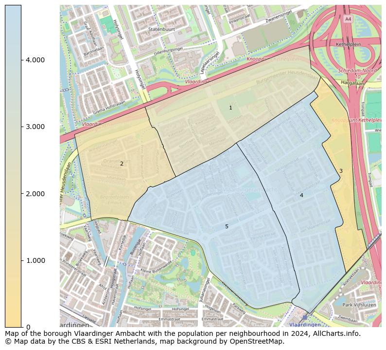 Image of the borough Vlaardinger Ambacht at the map. This image is used as introduction to this page. This page shows a lot of information about the population in the borough Vlaardinger Ambacht (such as the distribution by age groups of the residents, the composition of households, whether inhabitants are natives or Dutch with an immigration background, data about the houses (numbers, types, price development, use, type of property, ...) and more (car ownership, energy consumption, ...) based on open data from the Dutch Central Bureau of Statistics and various other sources!