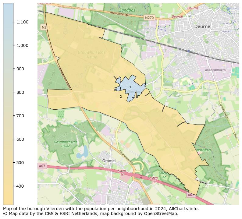 Image of the borough Vlierden at the map. This image is used as introduction to this page. This page shows a lot of information about the population in the borough Vlierden (such as the distribution by age groups of the residents, the composition of households, whether inhabitants are natives or Dutch with an immigration background, data about the houses (numbers, types, price development, use, type of property, ...) and more (car ownership, energy consumption, ...) based on open data from the Dutch Central Bureau of Statistics and various other sources!