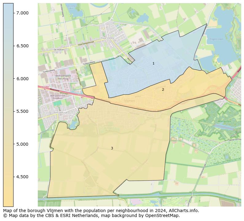 Image of the borough Vlijmen at the map. This image is used as introduction to this page. This page shows a lot of information about the population in the borough Vlijmen (such as the distribution by age groups of the residents, the composition of households, whether inhabitants are natives or Dutch with an immigration background, data about the houses (numbers, types, price development, use, type of property, ...) and more (car ownership, energy consumption, ...) based on open data from the Dutch Central Bureau of Statistics and various other sources!