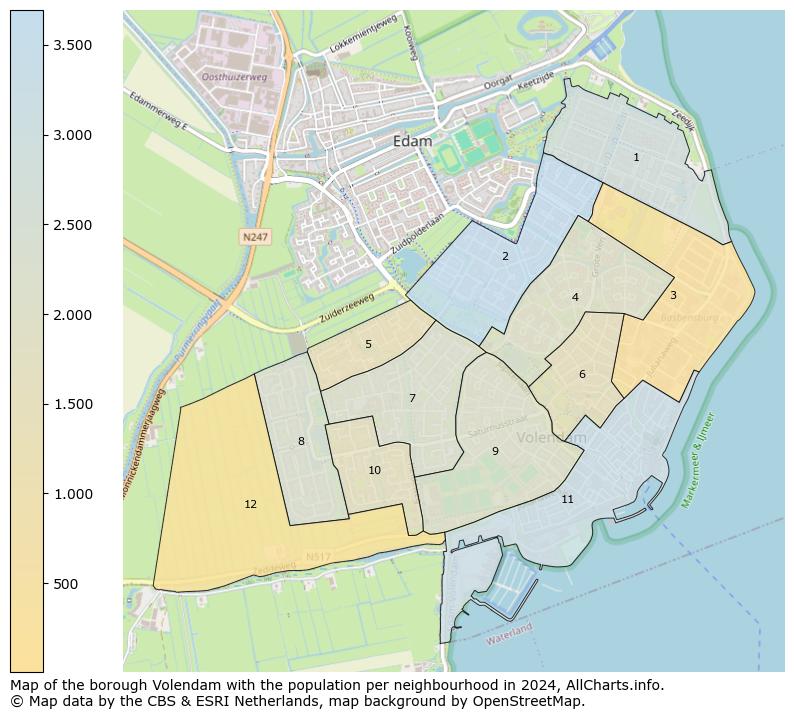 Image of the borough Volendam at the map. This image is used as introduction to this page. This page shows a lot of information about the population in the borough Volendam (such as the distribution by age groups of the residents, the composition of households, whether inhabitants are natives or Dutch with an immigration background, data about the houses (numbers, types, price development, use, type of property, ...) and more (car ownership, energy consumption, ...) based on open data from the Dutch Central Bureau of Statistics and various other sources!