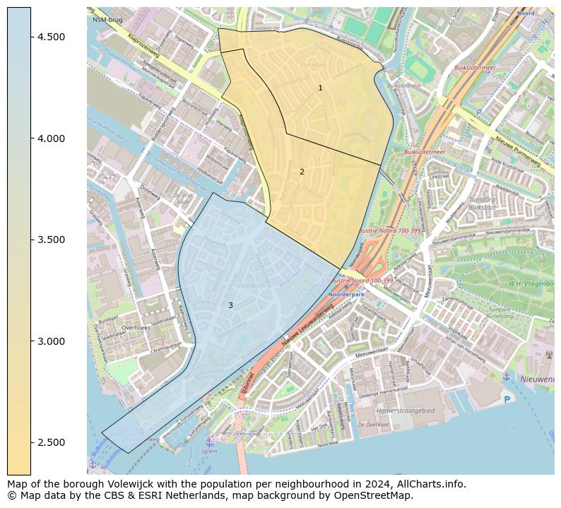 Image of the borough Volewijck at the map. This image is used as introduction to this page. This page shows a lot of information about the population in the borough Volewijck (such as the distribution by age groups of the residents, the composition of households, whether inhabitants are natives or Dutch with an immigration background, data about the houses (numbers, types, price development, use, type of property, ...) and more (car ownership, energy consumption, ...) based on open data from the Dutch Central Bureau of Statistics and various other sources!