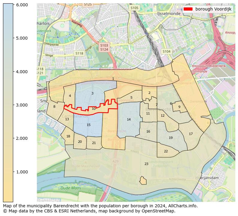 Image of the borough Voordijk at the map. This image is used as introduction to this page. This page shows a lot of information about the population in the borough Voordijk (such as the distribution by age groups of the residents, the composition of households, whether inhabitants are natives or Dutch with an immigration background, data about the houses (numbers, types, price development, use, type of property, ...) and more (car ownership, energy consumption, ...) based on open data from the Dutch Central Bureau of Statistics and various other sources!