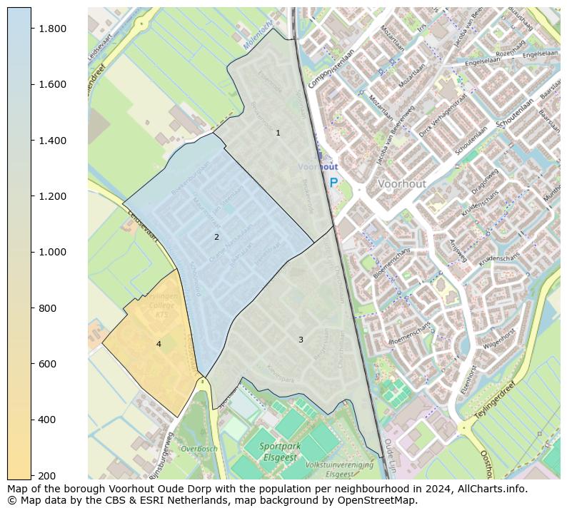 Image of the borough Voorhout Oude Dorp at the map. This image is used as introduction to this page. This page shows a lot of information about the population in the borough Voorhout Oude Dorp (such as the distribution by age groups of the residents, the composition of households, whether inhabitants are natives or Dutch with an immigration background, data about the houses (numbers, types, price development, use, type of property, ...) and more (car ownership, energy consumption, ...) based on open data from the Dutch Central Bureau of Statistics and various other sources!