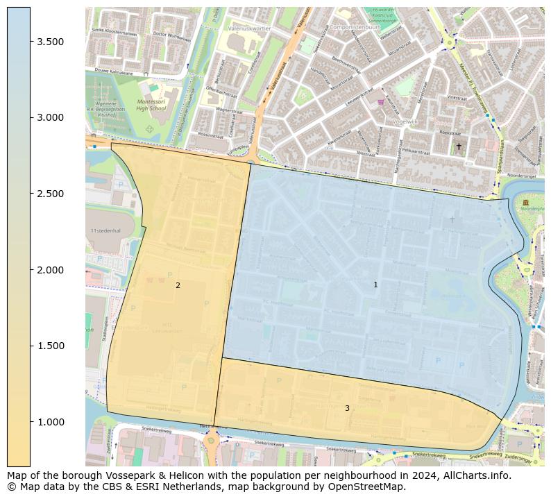 Image of the borough Vossepark & Helicon at the map. This image is used as introduction to this page. This page shows a lot of information about the population in the borough Vossepark & Helicon (such as the distribution by age groups of the residents, the composition of households, whether inhabitants are natives or Dutch with an immigration background, data about the houses (numbers, types, price development, use, type of property, ...) and more (car ownership, energy consumption, ...) based on open data from the Dutch Central Bureau of Statistics and various other sources!