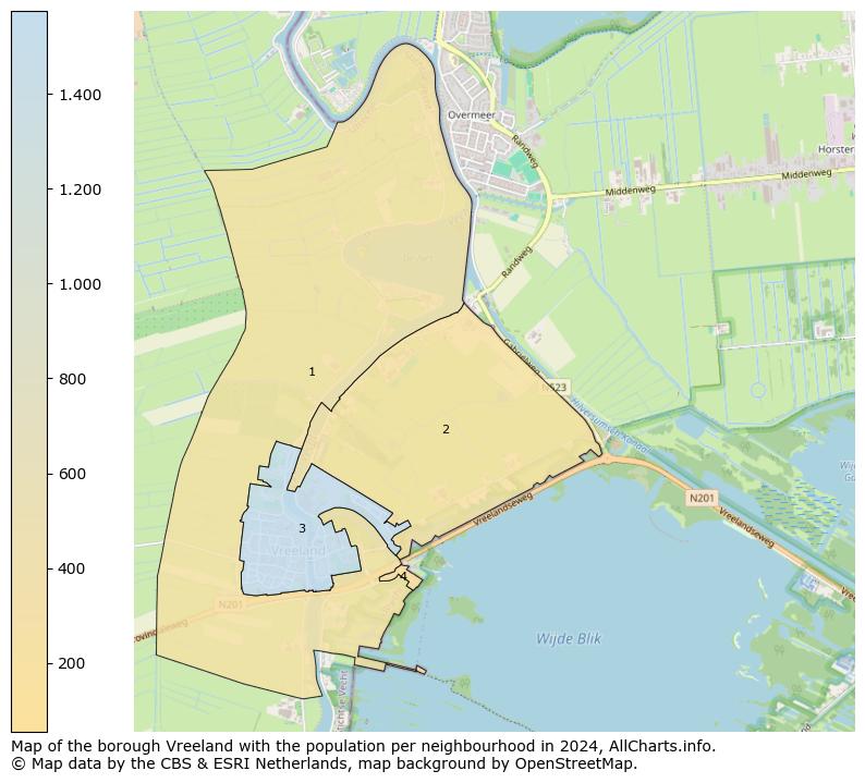 Image of the borough Vreeland at the map. This image is used as introduction to this page. This page shows a lot of information about the population in the borough Vreeland (such as the distribution by age groups of the residents, the composition of households, whether inhabitants are natives or Dutch with an immigration background, data about the houses (numbers, types, price development, use, type of property, ...) and more (car ownership, energy consumption, ...) based on open data from the Dutch Central Bureau of Statistics and various other sources!