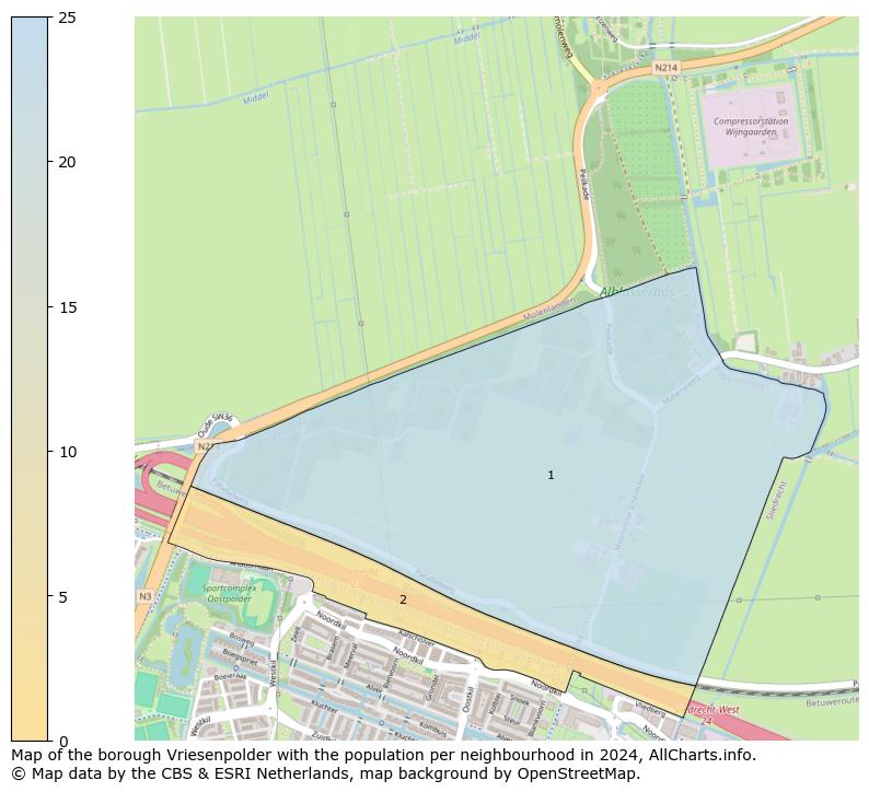 Image of the borough Vriesenpolder at the map. This image is used as introduction to this page. This page shows a lot of information about the population in the borough Vriesenpolder (such as the distribution by age groups of the residents, the composition of households, whether inhabitants are natives or Dutch with an immigration background, data about the houses (numbers, types, price development, use, type of property, ...) and more (car ownership, energy consumption, ...) based on open data from the Dutch Central Bureau of Statistics and various other sources!