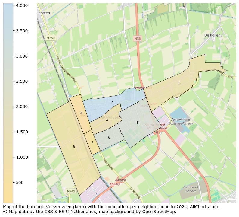 Image of the borough Vriezenveen (kern) at the map. This image is used as introduction to this page. This page shows a lot of information about the population in the borough Vriezenveen (kern) (such as the distribution by age groups of the residents, the composition of households, whether inhabitants are natives or Dutch with an immigration background, data about the houses (numbers, types, price development, use, type of property, ...) and more (car ownership, energy consumption, ...) based on open data from the Dutch Central Bureau of Statistics and various other sources!