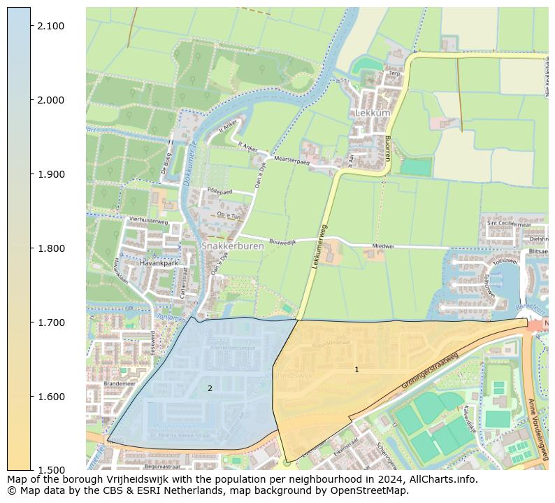 Image of the borough Vrijheidswijk at the map. This image is used as introduction to this page. This page shows a lot of information about the population in the borough Vrijheidswijk (such as the distribution by age groups of the residents, the composition of households, whether inhabitants are natives or Dutch with an immigration background, data about the houses (numbers, types, price development, use, type of property, ...) and more (car ownership, energy consumption, ...) based on open data from the Dutch Central Bureau of Statistics and various other sources!