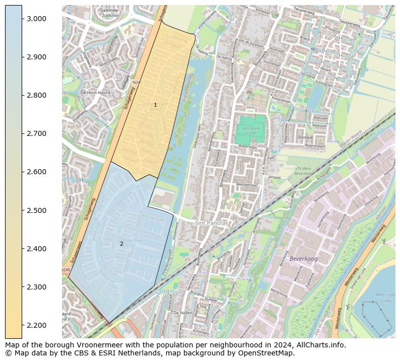 Image of the borough Vroonermeer at the map. This image is used as introduction to this page. This page shows a lot of information about the population in the borough Vroonermeer (such as the distribution by age groups of the residents, the composition of households, whether inhabitants are natives or Dutch with an immigration background, data about the houses (numbers, types, price development, use, type of property, ...) and more (car ownership, energy consumption, ...) based on open data from the Dutch Central Bureau of Statistics and various other sources!