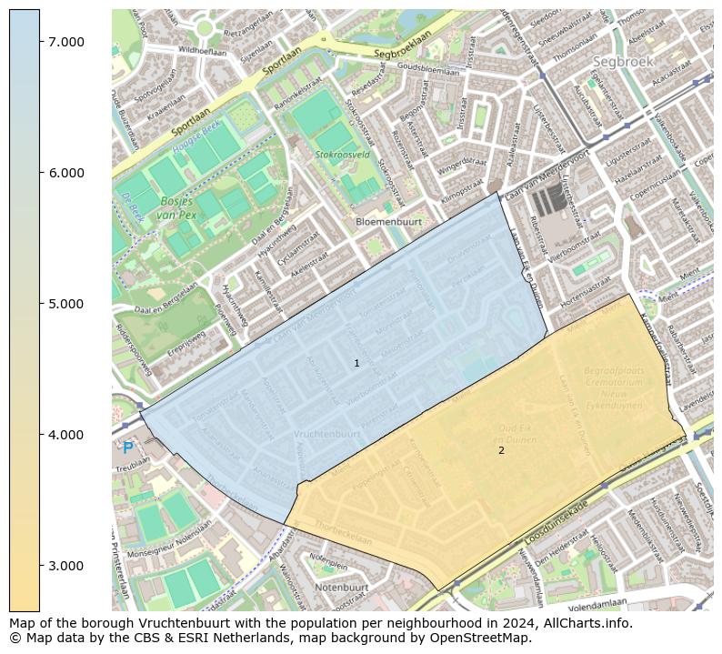 Image of the borough Vruchtenbuurt at the map. This image is used as introduction to this page. This page shows a lot of information about the population in the borough Vruchtenbuurt (such as the distribution by age groups of the residents, the composition of households, whether inhabitants are natives or Dutch with an immigration background, data about the houses (numbers, types, price development, use, type of property, ...) and more (car ownership, energy consumption, ...) based on open data from the Dutch Central Bureau of Statistics and various other sources!