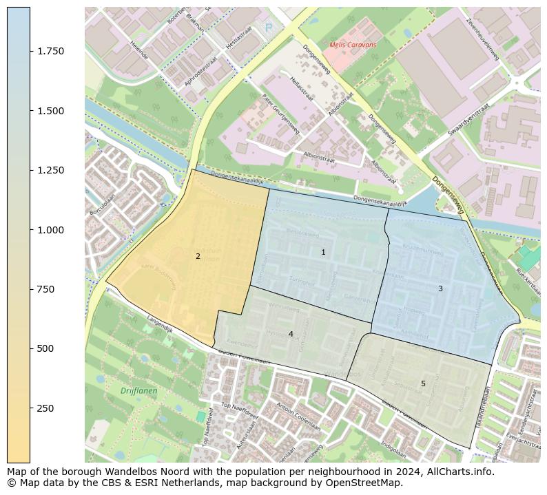 Image of the borough Wandelbos Noord at the map. This image is used as introduction to this page. This page shows a lot of information about the population in the borough Wandelbos Noord (such as the distribution by age groups of the residents, the composition of households, whether inhabitants are natives or Dutch with an immigration background, data about the houses (numbers, types, price development, use, type of property, ...) and more (car ownership, energy consumption, ...) based on open data from the Dutch Central Bureau of Statistics and various other sources!