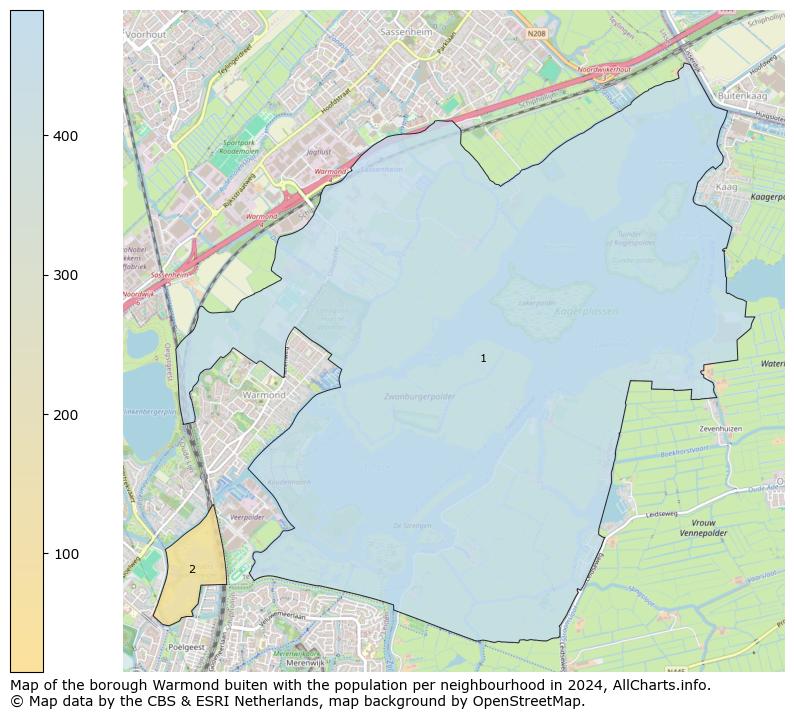 Image of the borough Warmond buiten at the map. This image is used as introduction to this page. This page shows a lot of information about the population in the borough Warmond buiten (such as the distribution by age groups of the residents, the composition of households, whether inhabitants are natives or Dutch with an immigration background, data about the houses (numbers, types, price development, use, type of property, ...) and more (car ownership, energy consumption, ...) based on open data from the Dutch Central Bureau of Statistics and various other sources!