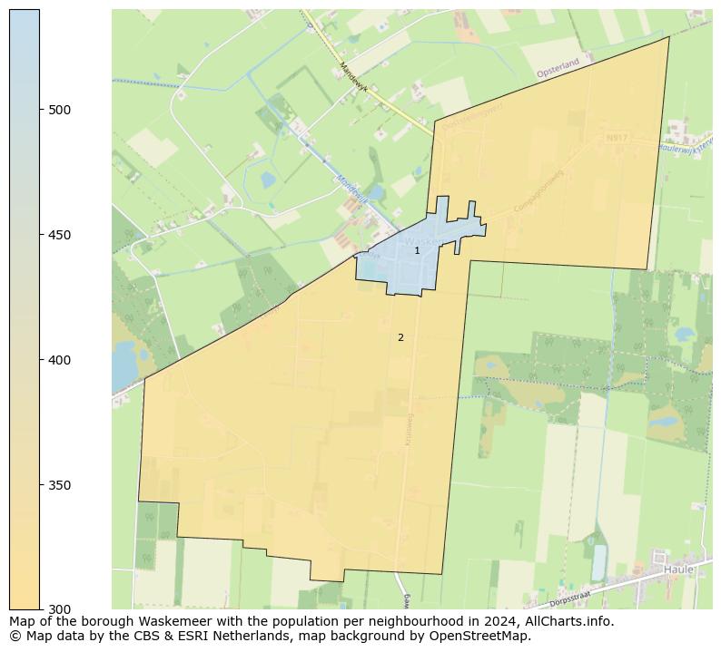 Image of the borough Waskemeer at the map. This image is used as introduction to this page. This page shows a lot of information about the population in the borough Waskemeer (such as the distribution by age groups of the residents, the composition of households, whether inhabitants are natives or Dutch with an immigration background, data about the houses (numbers, types, price development, use, type of property, ...) and more (car ownership, energy consumption, ...) based on open data from the Dutch Central Bureau of Statistics and various other sources!