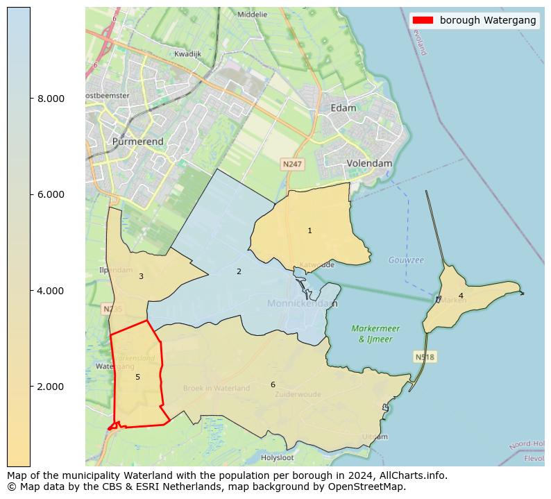 Image of the borough Watergang at the map. This image is used as introduction to this page. This page shows a lot of information about the population in the borough Watergang (such as the distribution by age groups of the residents, the composition of households, whether inhabitants are natives or Dutch with an immigration background, data about the houses (numbers, types, price development, use, type of property, ...) and more (car ownership, energy consumption, ...) based on open data from the Dutch Central Bureau of Statistics and various other sources!