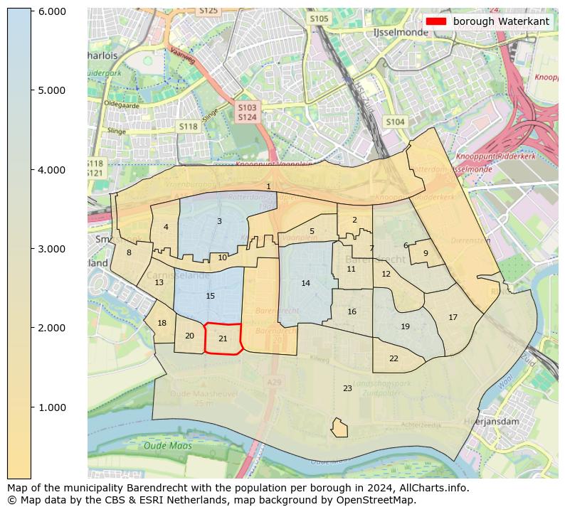 Image of the borough Waterkant at the map. This image is used as introduction to this page. This page shows a lot of information about the population in the borough Waterkant (such as the distribution by age groups of the residents, the composition of households, whether inhabitants are natives or Dutch with an immigration background, data about the houses (numbers, types, price development, use, type of property, ...) and more (car ownership, energy consumption, ...) based on open data from the Dutch Central Bureau of Statistics and various other sources!