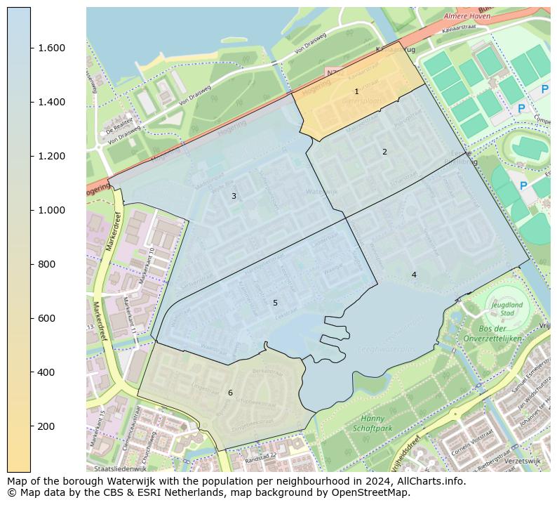 Image of the borough Waterwijk at the map. This image is used as introduction to this page. This page shows a lot of information about the population in the borough Waterwijk (such as the distribution by age groups of the residents, the composition of households, whether inhabitants are natives or Dutch with an immigration background, data about the houses (numbers, types, price development, use, type of property, ...) and more (car ownership, energy consumption, ...) based on open data from the Dutch Central Bureau of Statistics and various other sources!