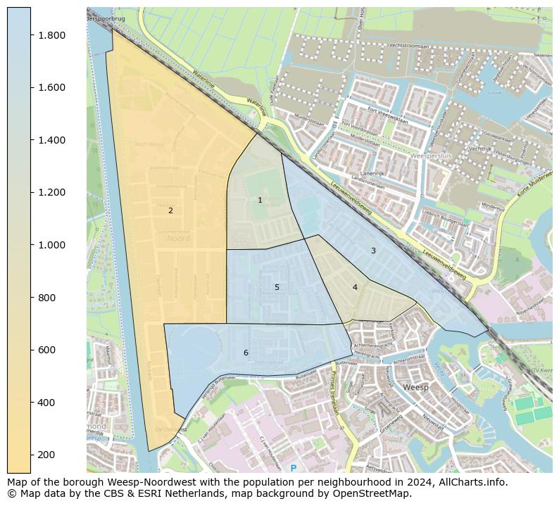 Image of the borough Weesp-Noordwest at the map. This image is used as introduction to this page. This page shows a lot of information about the population in the borough Weesp-Noordwest (such as the distribution by age groups of the residents, the composition of households, whether inhabitants are natives or Dutch with an immigration background, data about the houses (numbers, types, price development, use, type of property, ...) and more (car ownership, energy consumption, ...) based on open data from the Dutch Central Bureau of Statistics and various other sources!