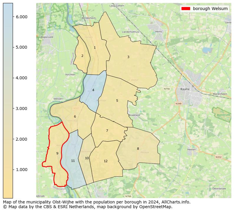 Image of the borough Welsum at the map. This image is used as introduction to this page. This page shows a lot of information about the population in the borough Welsum (such as the distribution by age groups of the residents, the composition of households, whether inhabitants are natives or Dutch with an immigration background, data about the houses (numbers, types, price development, use, type of property, ...) and more (car ownership, energy consumption, ...) based on open data from the Dutch Central Bureau of Statistics and various other sources!