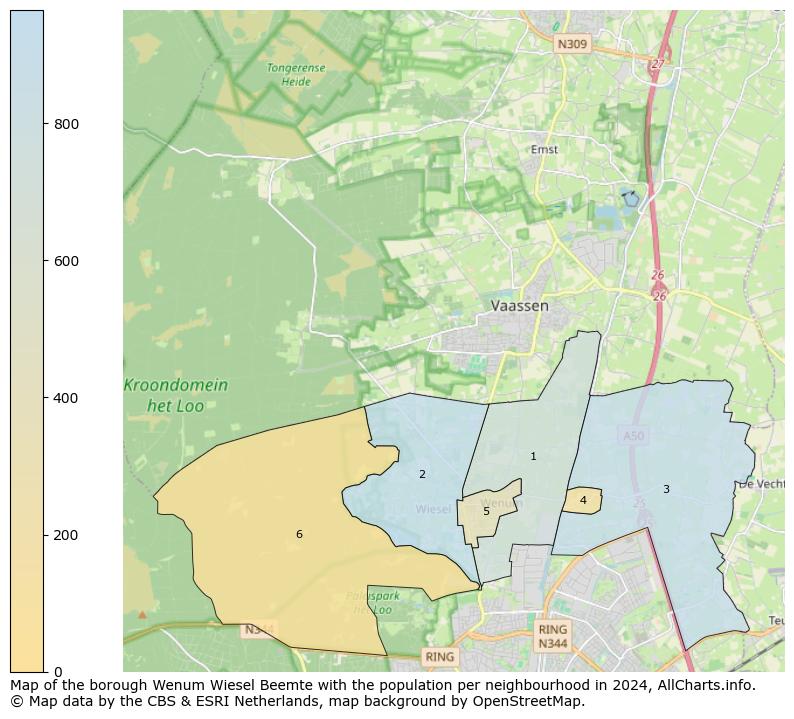 Image of the borough Wenum Wiesel Beemte at the map. This image is used as introduction to this page. This page shows a lot of information about the population in the borough Wenum Wiesel Beemte (such as the distribution by age groups of the residents, the composition of households, whether inhabitants are natives or Dutch with an immigration background, data about the houses (numbers, types, price development, use, type of property, ...) and more (car ownership, energy consumption, ...) based on open data from the Dutch Central Bureau of Statistics and various other sources!