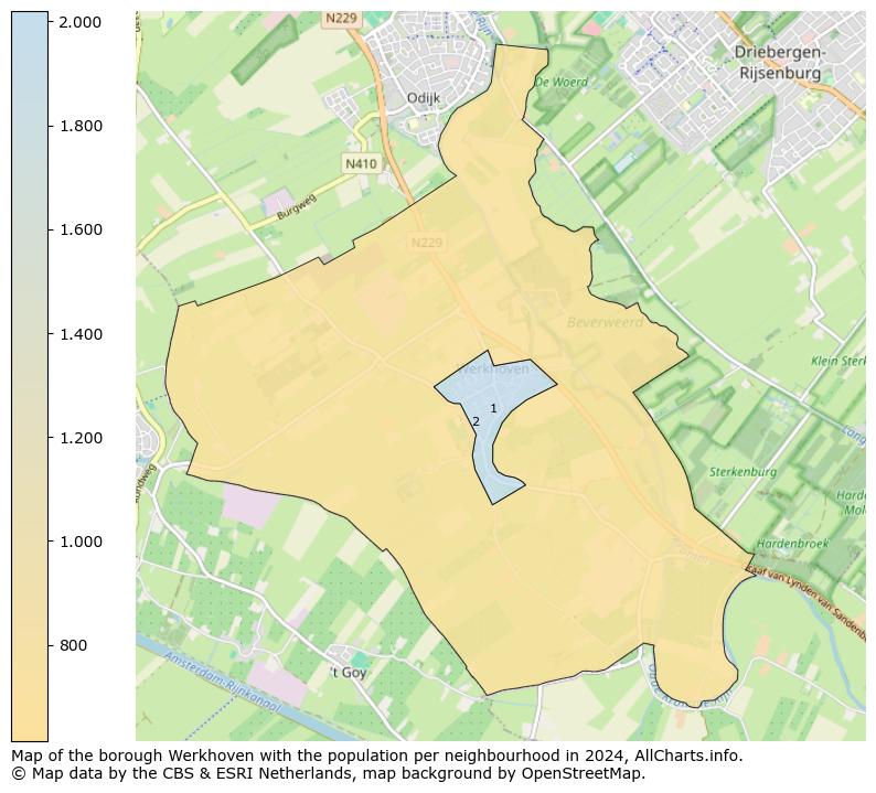 Image of the borough Werkhoven at the map. This image is used as introduction to this page. This page shows a lot of information about the population in the borough Werkhoven (such as the distribution by age groups of the residents, the composition of households, whether inhabitants are natives or Dutch with an immigration background, data about the houses (numbers, types, price development, use, type of property, ...) and more (car ownership, energy consumption, ...) based on open data from the Dutch Central Bureau of Statistics and various other sources!