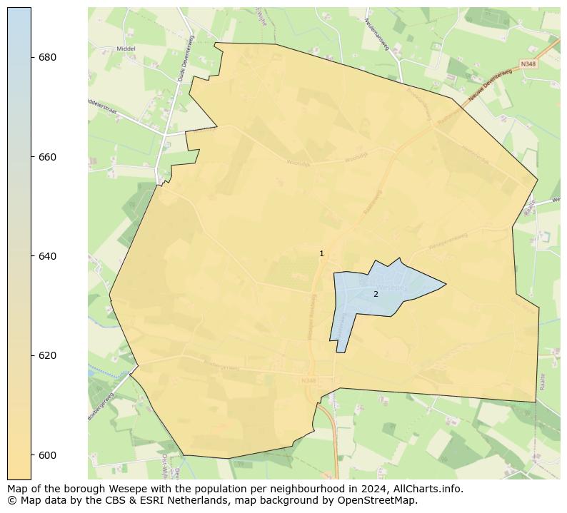 Image of the borough Wesepe at the map. This image is used as introduction to this page. This page shows a lot of information about the population in the borough Wesepe (such as the distribution by age groups of the residents, the composition of households, whether inhabitants are natives or Dutch with an immigration background, data about the houses (numbers, types, price development, use, type of property, ...) and more (car ownership, energy consumption, ...) based on open data from the Dutch Central Bureau of Statistics and various other sources!