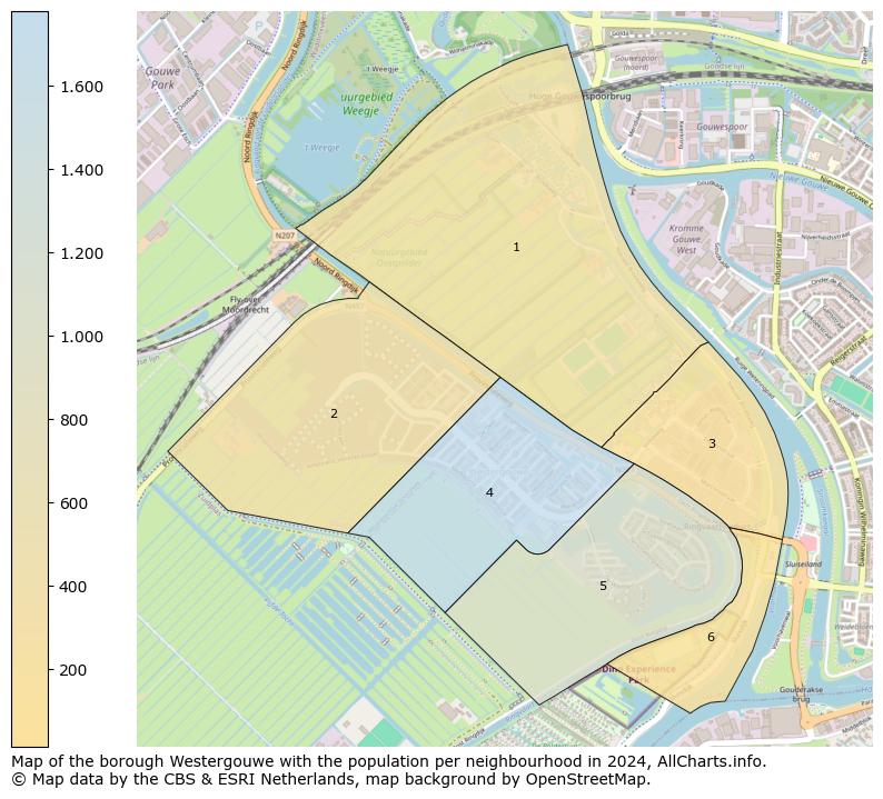 Image of the borough Westergouwe at the map. This image is used as introduction to this page. This page shows a lot of information about the population in the borough Westergouwe (such as the distribution by age groups of the residents, the composition of households, whether inhabitants are natives or Dutch with an immigration background, data about the houses (numbers, types, price development, use, type of property, ...) and more (car ownership, energy consumption, ...) based on open data from the Dutch Central Bureau of Statistics and various other sources!