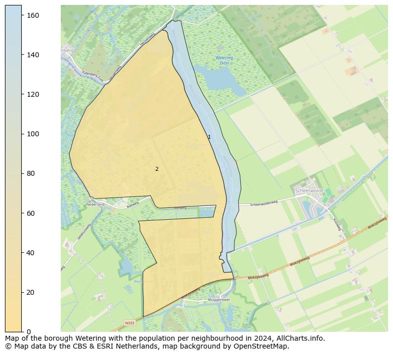 Image of the borough Wetering at the map. This image is used as introduction to this page. This page shows a lot of information about the population in the borough Wetering (such as the distribution by age groups of the residents, the composition of households, whether inhabitants are natives or Dutch with an immigration background, data about the houses (numbers, types, price development, use, type of property, ...) and more (car ownership, energy consumption, ...) based on open data from the Dutch Central Bureau of Statistics and various other sources!