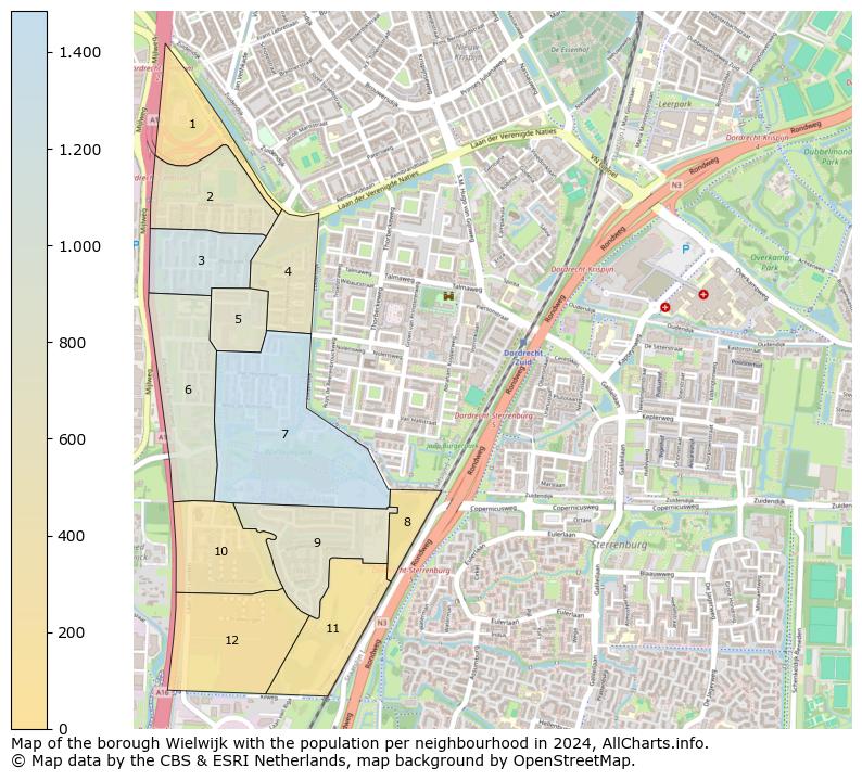 Image of the borough Wielwijk at the map. This image is used as introduction to this page. This page shows a lot of information about the population in the borough Wielwijk (such as the distribution by age groups of the residents, the composition of households, whether inhabitants are natives or Dutch with an immigration background, data about the houses (numbers, types, price development, use, type of property, ...) and more (car ownership, energy consumption, ...) based on open data from the Dutch Central Bureau of Statistics and various other sources!