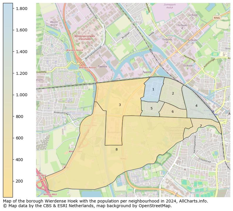 Image of the borough Wierdense Hoek at the map. This image is used as introduction to this page. This page shows a lot of information about the population in the borough Wierdense Hoek (such as the distribution by age groups of the residents, the composition of households, whether inhabitants are natives or Dutch with an immigration background, data about the houses (numbers, types, price development, use, type of property, ...) and more (car ownership, energy consumption, ...) based on open data from the Dutch Central Bureau of Statistics and various other sources!