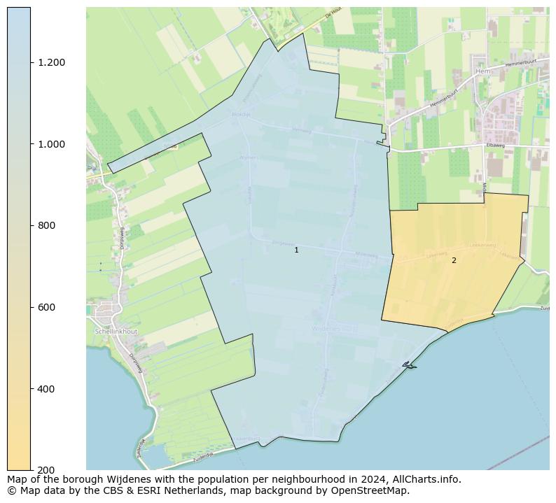 Image of the borough Wijdenes at the map. This image is used as introduction to this page. This page shows a lot of information about the population in the borough Wijdenes (such as the distribution by age groups of the residents, the composition of households, whether inhabitants are natives or Dutch with an immigration background, data about the houses (numbers, types, price development, use, type of property, ...) and more (car ownership, energy consumption, ...) based on open data from the Dutch Central Bureau of Statistics and various other sources!