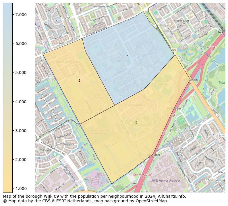 Image of the borough Wijk 09 at the map. This image is used as introduction to this page. This page shows a lot of information about the population in the borough Wijk 09 (such as the distribution by age groups of the residents, the composition of households, whether inhabitants are natives or Dutch with an immigration background, data about the houses (numbers, types, price development, use, type of property, ...) and more (car ownership, energy consumption, ...) based on open data from the Dutch Central Bureau of Statistics and various other sources!