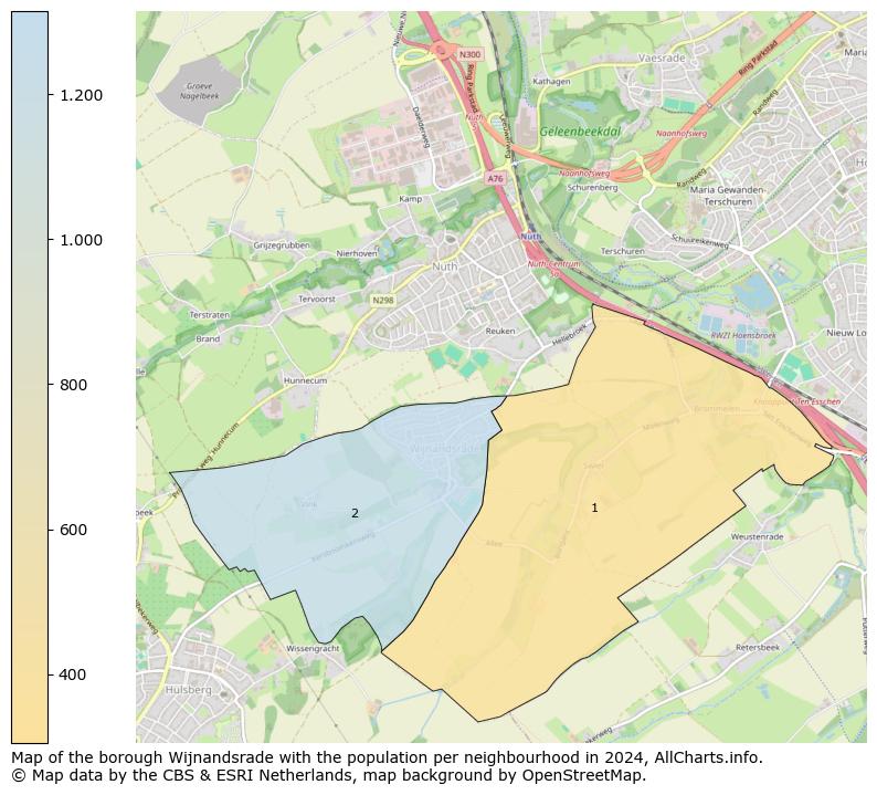 Image of the borough Wijnandsrade at the map. This image is used as introduction to this page. This page shows a lot of information about the population in the borough Wijnandsrade (such as the distribution by age groups of the residents, the composition of households, whether inhabitants are natives or Dutch with an immigration background, data about the houses (numbers, types, price development, use, type of property, ...) and more (car ownership, energy consumption, ...) based on open data from the Dutch Central Bureau of Statistics and various other sources!