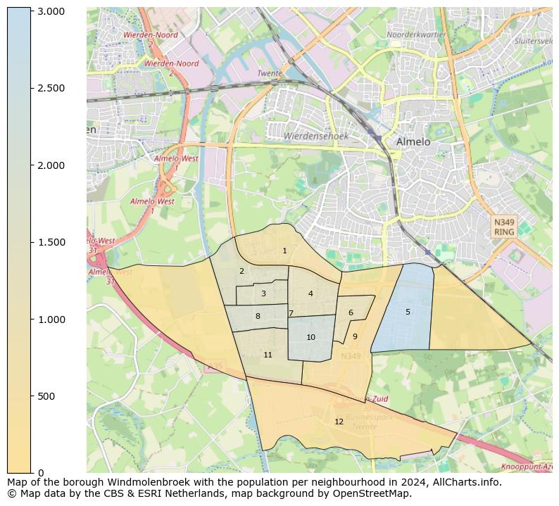 Image of the borough Windmolenbroek at the map. This image is used as introduction to this page. This page shows a lot of information about the population in the borough Windmolenbroek (such as the distribution by age groups of the residents, the composition of households, whether inhabitants are natives or Dutch with an immigration background, data about the houses (numbers, types, price development, use, type of property, ...) and more (car ownership, energy consumption, ...) based on open data from the Dutch Central Bureau of Statistics and various other sources!