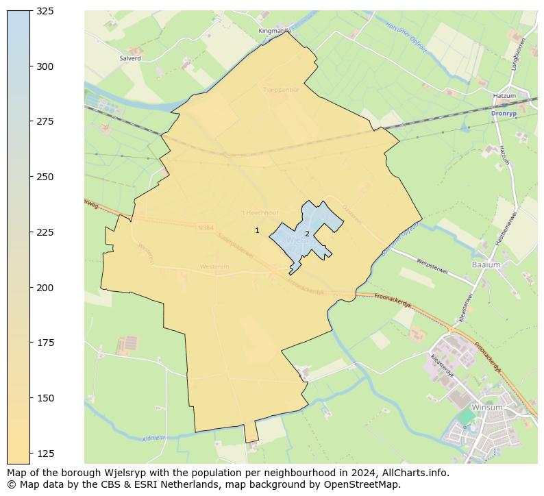 Image of the borough Wjelsryp at the map. This image is used as introduction to this page. This page shows a lot of information about the population in the borough Wjelsryp (such as the distribution by age groups of the residents, the composition of households, whether inhabitants are natives or Dutch with an immigration background, data about the houses (numbers, types, price development, use, type of property, ...) and more (car ownership, energy consumption, ...) based on open data from the Dutch Central Bureau of Statistics and various other sources!