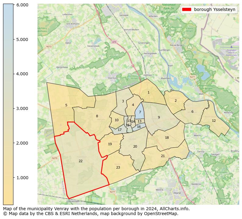 Image of the borough Ysselsteyn at the map. This image is used as introduction to this page. This page shows a lot of information about the population in the borough Ysselsteyn (such as the distribution by age groups of the residents, the composition of households, whether inhabitants are natives or Dutch with an immigration background, data about the houses (numbers, types, price development, use, type of property, ...) and more (car ownership, energy consumption, ...) based on open data from the Dutch Central Bureau of Statistics and various other sources!