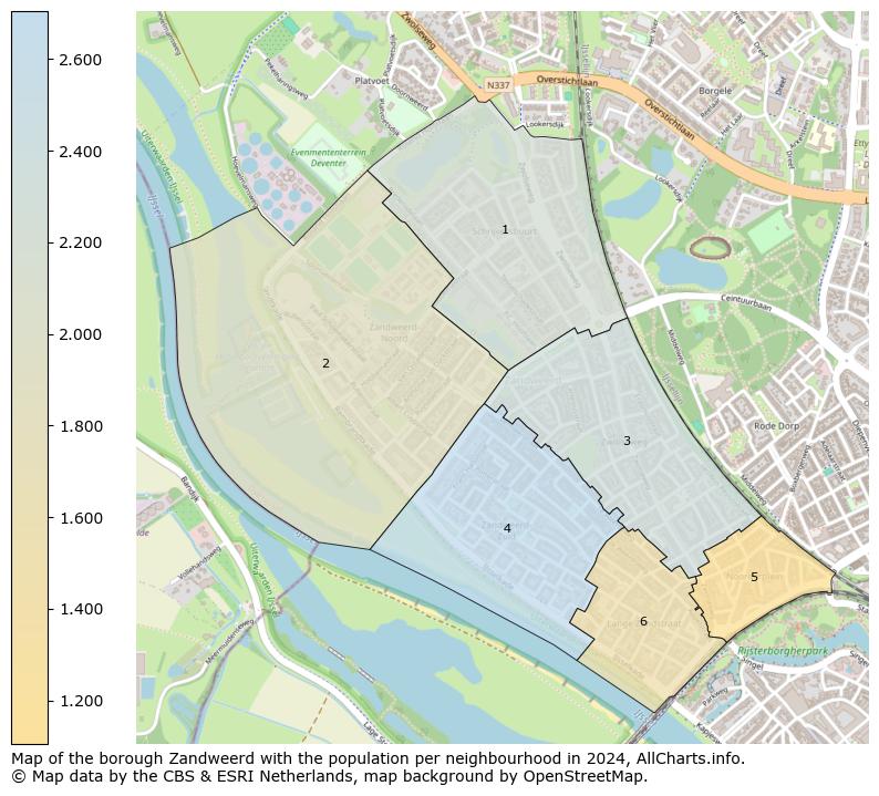 Image of the borough Zandweerd at the map. This image is used as introduction to this page. This page shows a lot of information about the population in the borough Zandweerd (such as the distribution by age groups of the residents, the composition of households, whether inhabitants are natives or Dutch with an immigration background, data about the houses (numbers, types, price development, use, type of property, ...) and more (car ownership, energy consumption, ...) based on open data from the Dutch Central Bureau of Statistics and various other sources!