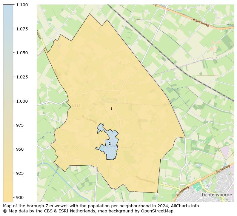 Image of the borough Zieuwewnt at the map. This image is used as introduction to this page. This page shows a lot of information about the population in the borough Zieuwewnt (such as the distribution by age groups of the residents, the composition of households, whether inhabitants are natives or Dutch with an immigration background, data about the houses (numbers, types, price development, use, type of property, ...) and more (car ownership, energy consumption, ...) based on open data from the Dutch Central Bureau of Statistics and various other sources!