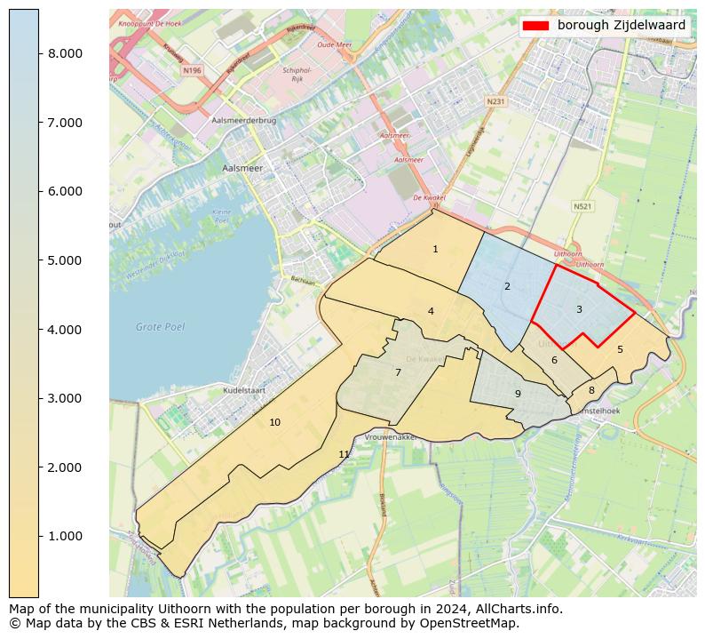 Image of the borough Zijdelwaard at the map. This image is used as introduction to this page. This page shows a lot of information about the population in the borough Zijdelwaard (such as the distribution by age groups of the residents, the composition of households, whether inhabitants are natives or Dutch with an immigration background, data about the houses (numbers, types, price development, use, type of property, ...) and more (car ownership, energy consumption, ...) based on open data from the Dutch Central Bureau of Statistics and various other sources!