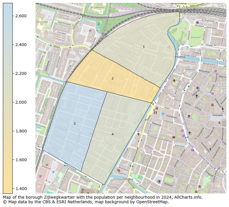 Image of the borough Zijlwegkwartier at the map. This image is used as introduction to this page. This page shows a lot of information about the population in the borough Zijlwegkwartier (such as the distribution by age groups of the residents, the composition of households, whether inhabitants are natives or Dutch with an immigration background, data about the houses (numbers, types, price development, use, type of property, ...) and more (car ownership, energy consumption, ...) based on open data from the Dutch Central Bureau of Statistics and various other sources!