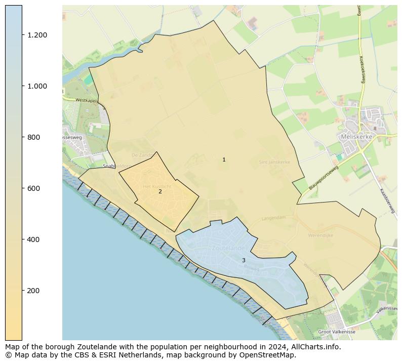 Image of the borough Zoutelande at the map. This image is used as introduction to this page. This page shows a lot of information about the population in the borough Zoutelande (such as the distribution by age groups of the residents, the composition of households, whether inhabitants are natives or Dutch with an immigration background, data about the houses (numbers, types, price development, use, type of property, ...) and more (car ownership, energy consumption, ...) based on open data from the Dutch Central Bureau of Statistics and various other sources!