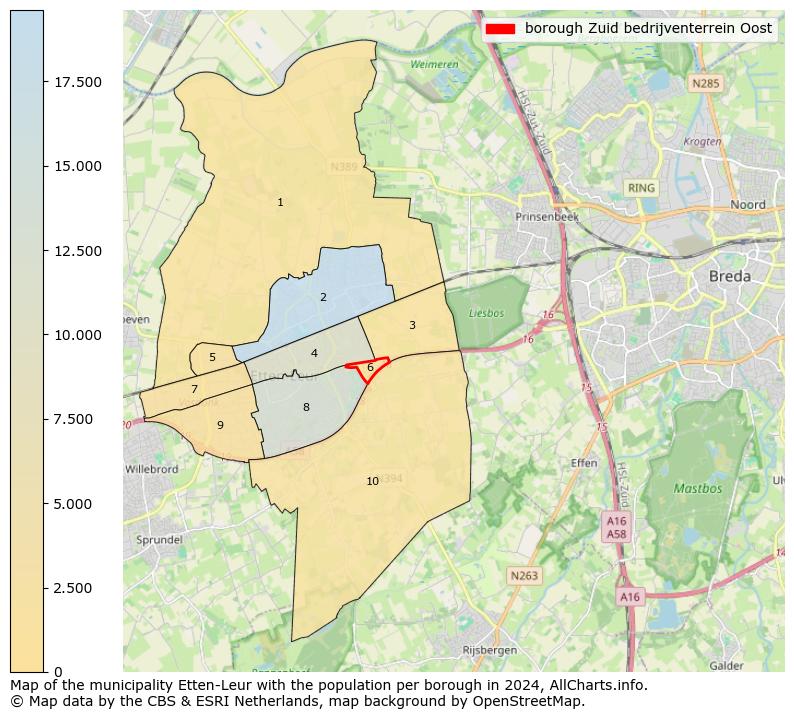 Image of the borough Zuid bedrijventerrein Oost at the map. This image is used as introduction to this page. This page shows a lot of information about the population in the borough Zuid bedrijventerrein Oost (such as the distribution by age groups of the residents, the composition of households, whether inhabitants are natives or Dutch with an immigration background, data about the houses (numbers, types, price development, use, type of property, ...) and more (car ownership, energy consumption, ...) based on open data from the Dutch Central Bureau of Statistics and various other sources!