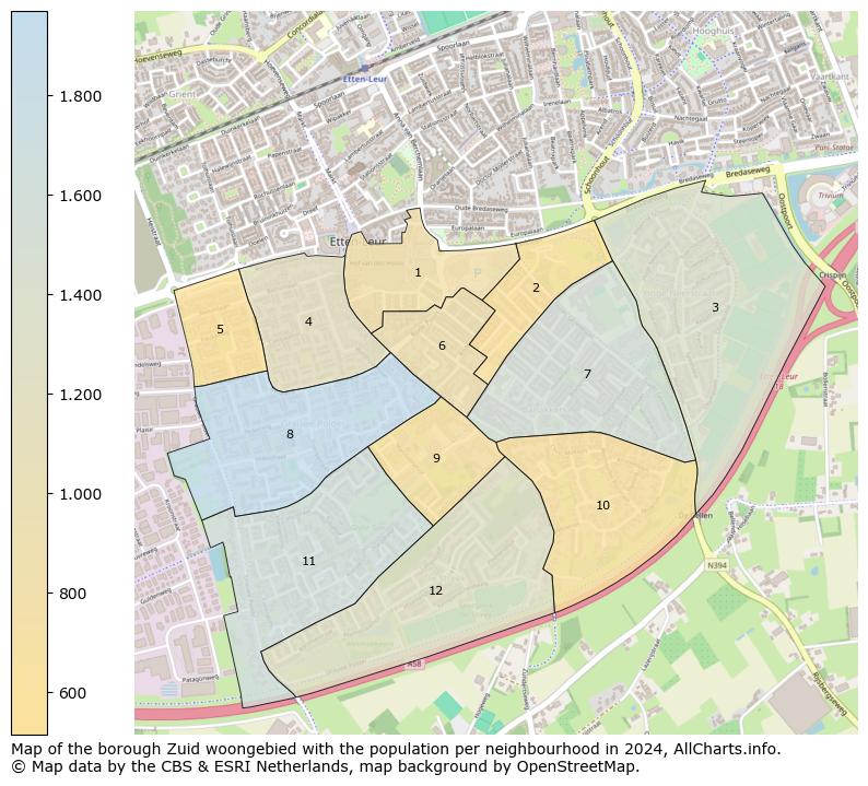 Image of the borough Zuid woongebied at the map. This image is used as introduction to this page. This page shows a lot of information about the population in the borough Zuid woongebied (such as the distribution by age groups of the residents, the composition of households, whether inhabitants are natives or Dutch with an immigration background, data about the houses (numbers, types, price development, use, type of property, ...) and more (car ownership, energy consumption, ...) based on open data from the Dutch Central Bureau of Statistics and various other sources!