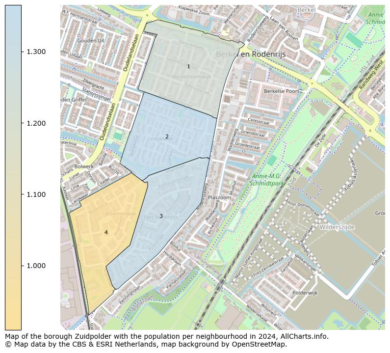 Image of the borough Zuidpolder at the map. This image is used as introduction to this page. This page shows a lot of information about the population in the borough Zuidpolder (such as the distribution by age groups of the residents, the composition of households, whether inhabitants are natives or Dutch with an immigration background, data about the houses (numbers, types, price development, use, type of property, ...) and more (car ownership, energy consumption, ...) based on open data from the Dutch Central Bureau of Statistics and various other sources!